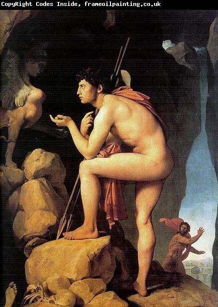 Jean Auguste Dominique Ingres Oedipus and the Sphinx